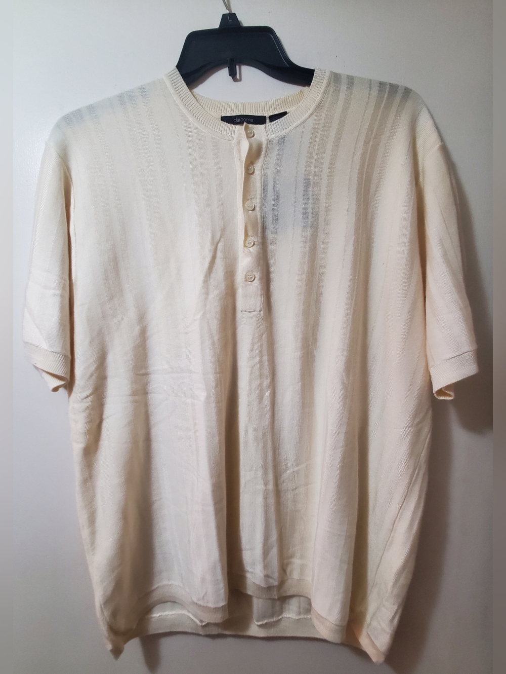 Caiborne Men's Shirt Short Sleeve Size XL
